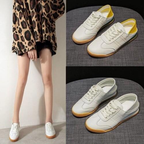 Womens Sneakers Canvas-Shoes Women Casual White Yellow Leisure Flat Women Running Walking Shoes Chaussures Femme Size 35-40