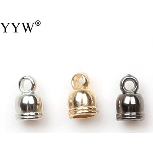 50pcs/lot Necklace End Tip Tassel Caps Beads Cap End Cap For Fashion Jewelry Making DIY Handmade Jewelry Finding