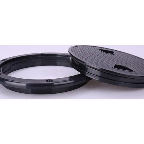 6inch Marine Inspection Deck Hatch Cover -ABS Round Tight Screw out Anti-corrosive - for Boat Yacht, Anti-UV