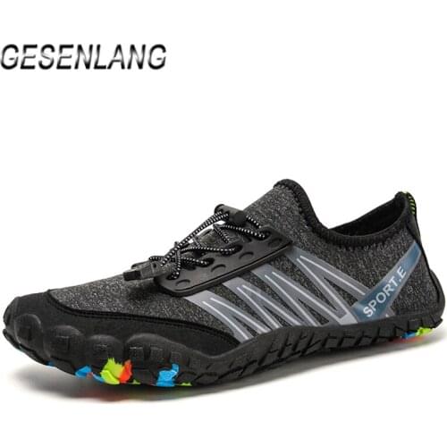Summer Mens Beach Water Shoes Pool Fishing Wading Swimming Surfing Comfortable Quick Drying Nonslip Multi-Function Aqua Sneakers
