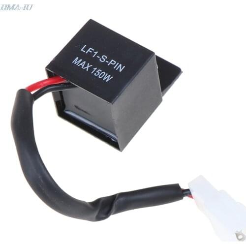 Motorcycle 2 Pin 12V Signal Rate Control Relay LED Turn Signals Light Flasher Blinker Flasher Relay