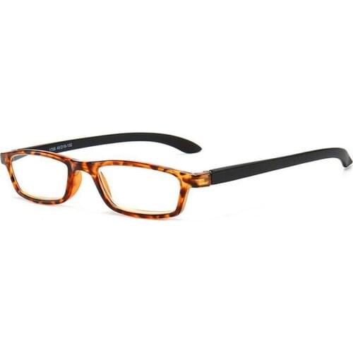 Small Frame Anti-blue Light Reading Glasses For Elderly Ultra-light Anti-fatigue Reader Eyeglasses Magnifier +100 +150 To +400