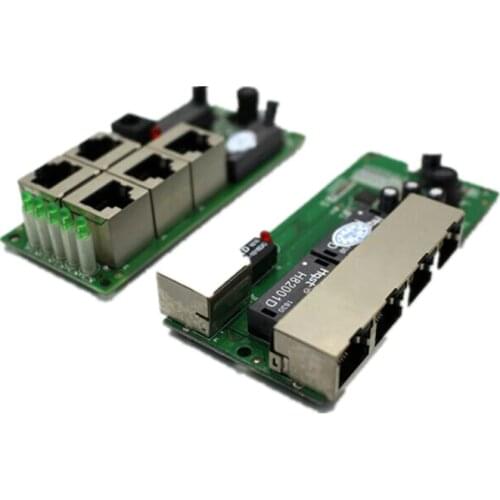 OEM high quality mini cheap price 5 port switch module manufaturer company PCB board 5 ports ethernet network switches module