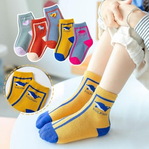 Baby boys Autumn Winter warm socks lovely animal pattern girls child Casual Cotton socks princess kids colorful embroide socks