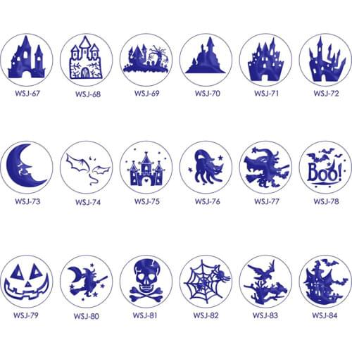 Scary Haunted Halloween Stamp Head Custom DIY Heads Original Wax Seal Stamps Postage Journal Package Wedding Date Gifts Envelope