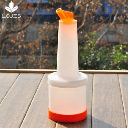Plastic juice pot juice bottle fruit juice bucket bottle plastic pot cold water pot 0.5L