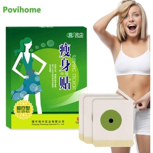 10pcs/Box Magnetic Therapy Slimming Patch Fat Burning Arm Belly Muscle Firming Weight Lose Sticker Keep Shape Body Detox Plaster