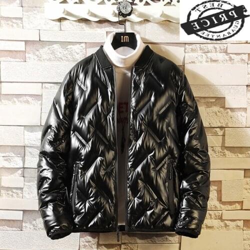 Winter Down Jacket Men Thick Warm Ultralight a0% White Duck Down Coat Male Brand Fashion Mens Cloth Casual Outwear LW2202