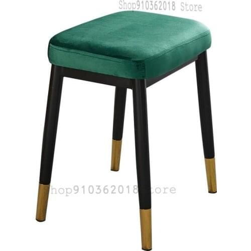 Nordic Dressing Stool Makeup Stool Iron Art Light Luxury Denzi Simple Modern Makeup Chair Bedroom Net Red Dressing Table Stool