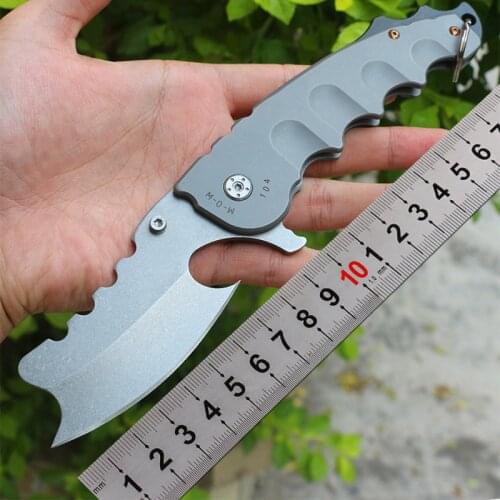 Folding knife Free shipping Outdoor camping survival high hardness 5cr13mov folding knife portable EDC tool