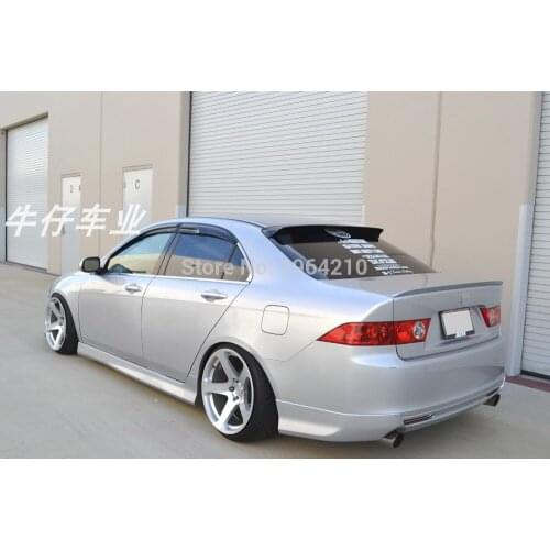 Car Styling For Honda Accord CL7 CL9 4dr 2004-2008 ABS Plastic Material Rear Roof Spoiler Sun Visor Window Spoiler Wing