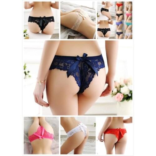 8 Colors Sexy Ladies underwear woman panties fancy lace calcinha renda panties for women traceless crotch of cotton briefs 1PC