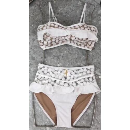 2019 spring new womens sexy net color shawl two-piece 42024