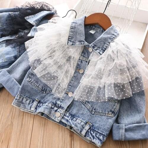 VIMIKID Denim Jackets For Girls