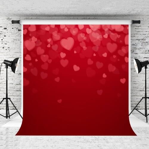 VinylBDS 2X3m Red Valentines day Backdrops Photography Backgrounds Photo Studio Bokeh Backdrops For Photography Fotografia