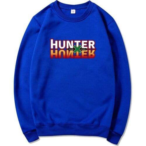 Japanese Anime Funny Hunter x Hunter Sweatshirt Fleece Warm Cotton Hoodies Men Women Harajuku Long Sleeve Pullover Hip Hop Tops