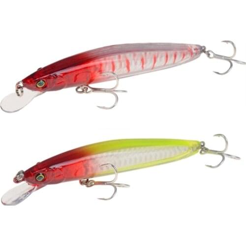 1pcs Laser Minnow Fishing Lure 11cm 13.4g Hard Artificial Bait Crankbait Pike Wobblers jerkbait Pesca Carp Fishing Tackle