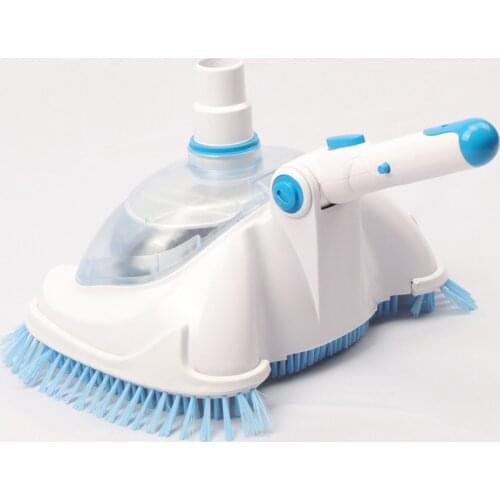 1pc Swimming Pool Vacuum Head with Side Brush Swimming Pool Maintenance Tool