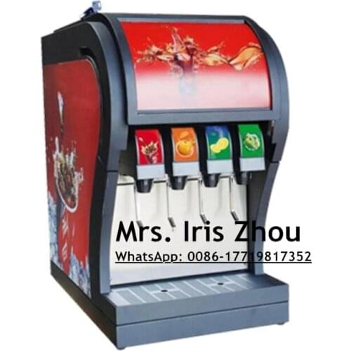 3/4 pumps CE ISO certified one year warranted 4 valves coke dispenser coke post mix soda fountain dispenser
