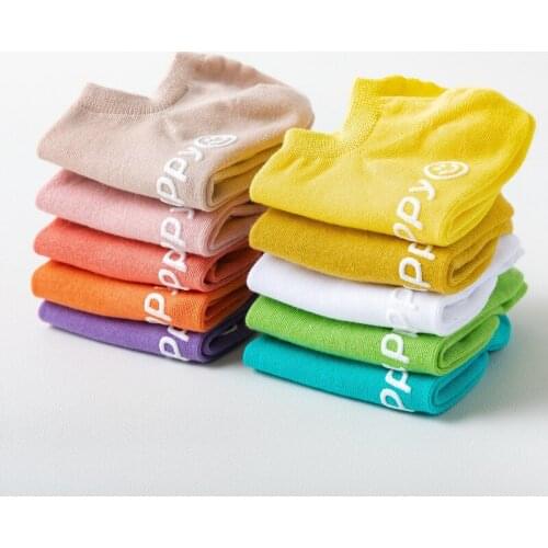 3pairs Happy Sox Summer Womens Candy Color Cute Socks Cotton Harajuku Kawaii Novelty Socks Casual Low Cut Sock