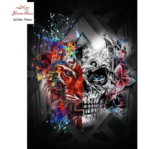 Diamond Painting Full Square 5D Diy Daimond Embroidery Diamant Mosaic Sale Displasy Broderie Diamant Halloween Gift Skeleton 12