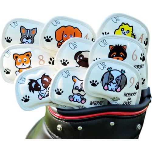 Golf irons Cover irons Clubs PU Leather Golf Headcover golf accessory