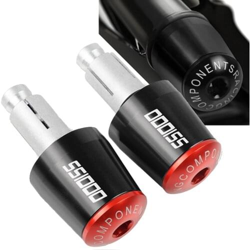 For Ducati SS1000 SS 1000 SS-1000 2003 2004 2005 2006 2007 7/8" 22MM Motorcycle Handlebar Grips Slider Cap Plug Hand Bar End