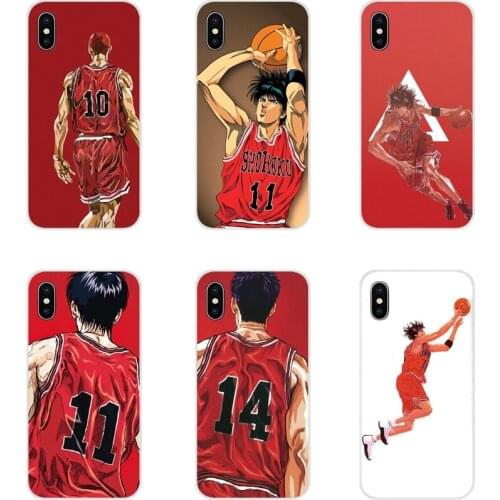 For Samsung A10 A30 A40 A50 A60 A70 M30 Galaxy Note 2 3 4 5 8 9 10 PLUS Anime Slam dunk Sakurag Accessories Phone Cases Covers