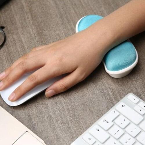 Ergonomic Anti-Slip Memory Foam Gaming Mouse Mat Keyboard Wrist Rest Support Pad