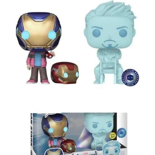 NEWest Arrival Superhero Periphery Morgan Stark &Tony Stark 2 Vinyl Limited Dolls Action Figure Toys for Children Birthday Gifts