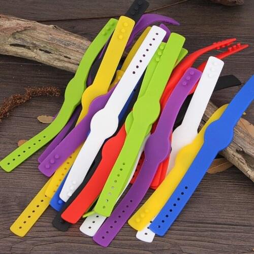 Hot Sale 13.56MHz F08 Fudan M1 1k RFID Wristband adjust Bracelet Silicone Waterproof Watch Type