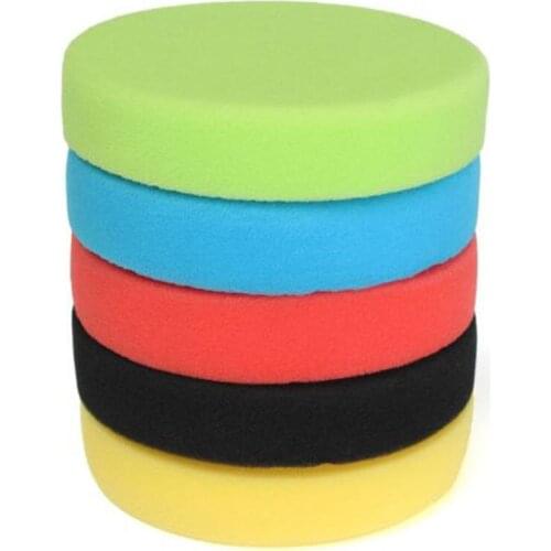Tools Polishing Pads Flat Glass Round Set Sponge Waxing Accessories Buffing