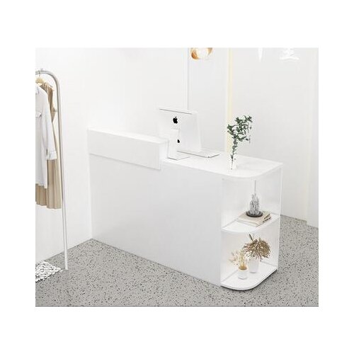 Clothing store cashier counter womens clothing store small bar table simple modern beauty salon front desk arc reception desk