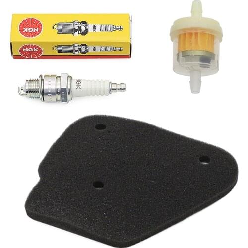 Air Fuel Filter Spark Plug Kit for Polaris Sportsman Predator Scrambler 50cc 90cc ATV Scooters Tune up kit 2001 2002 2003-2006
