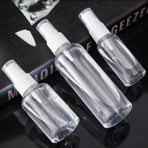 30/50/100ml Refillable Bottles Travel Transparent Plastic Bottle Atomizer Empty Small Spray Bottle Toxic Free And Safe Woloesale
