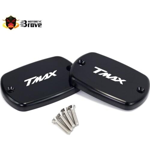 NEW CNC Aluminum Motorcycle Brake Fluid Fuel Reservoir Tank Cap Cover For YAMAHA TMAX 560 TECH MAX 2019 2020 TMAX560 TECHMAX
