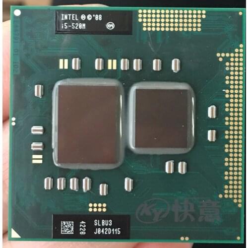 Original Intel core Processor I5 520M i5 520M 3M Cache 2.4 GHz Laptop Notebook Cpu Processor I5-520M