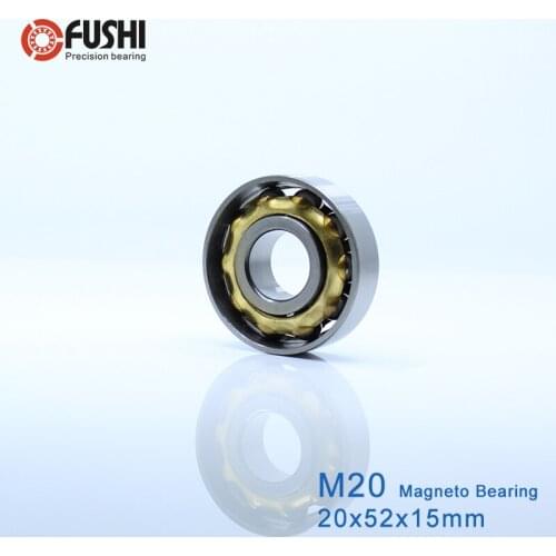 M20 Magneto Bearing 20*52*15 mm ( 1 PC ) Angular Contact Separate Permanent Motor Ball Bearings
