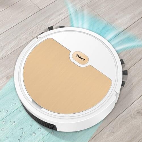 Robot Vacuum Cleaner 3-In-1 USB Rechargeable Smart Sweeping Robot Dry Wet Sweeping Vacuum Cleaner Smart Floor Cleaner