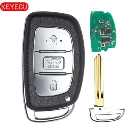 KEYECU Smart Remote Car Key Fob 3 Button 433Mhz PCF7952 for Hyundai Elantra 2013+ FCC ID: 95440-3X510