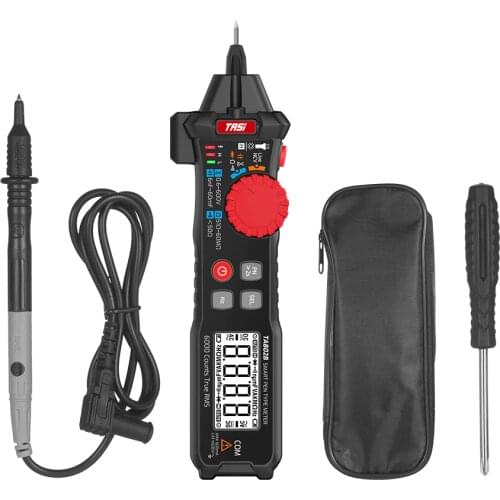TA802A Pen Digital Multimeter 6000 Counts True RMS Voltage Meter Smart Pen-type Meter with Logic Level Test for Measuring DC/AC