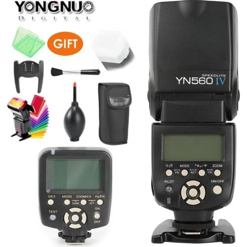 YONGNUO YN560 IV,YN-560 IV Master Radio Flash Speedlite + YN-560TX Controller for Canon 1200D 750D 600D 550D 500D 450D 80D DSLR