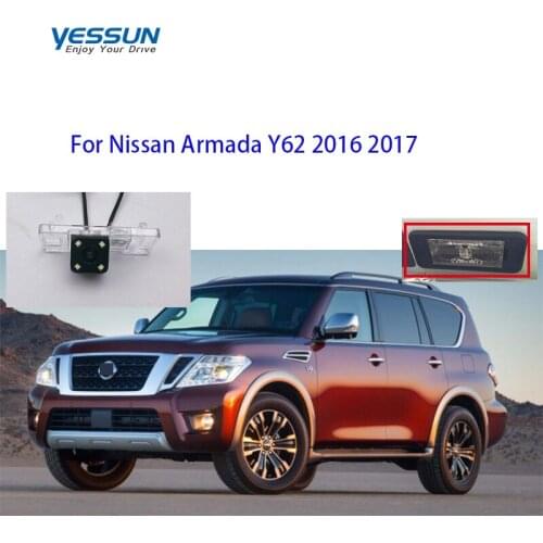 Yessun rear view camera For Nissan Armada Y62 2016 2017 CCD backup rear camera/license plate camera