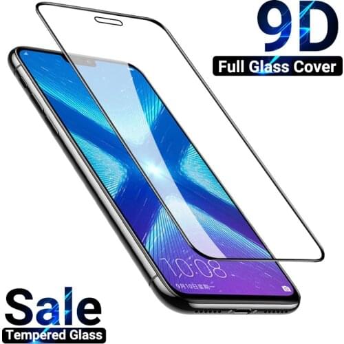 9D Full Tempered Glass For Honor Play Screen Protector Honor 10X Lite Play 3E 4 Pro Magic 2 V20 V30 V8 X10 Max Protective Glass
