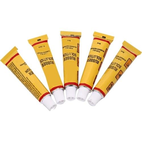 1/5Pcs 8ml Adhesive Glue Cement Rubber Inner Tube Repair Puncture Cold Patch Solution kit Bicycle Repair Tool Bike Glue