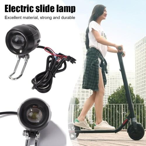 2 in 1 Electric Scooter Horn Headlight Durable Motorcycle Big Front Light Lamp Electric Scooters Accessories for KUGOO M4 PRO