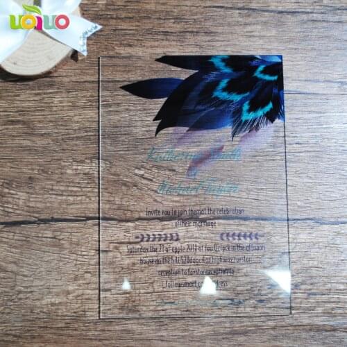 20pcs hot sell newest wedding and birthday invitation cards with cheap price