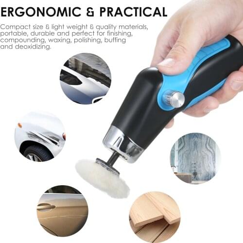 60W 8500rpm Car Electric Polisher Polishing Machine Machine Automobile Surface Scratch Repair Power Tool for Car Cleaning Waxing