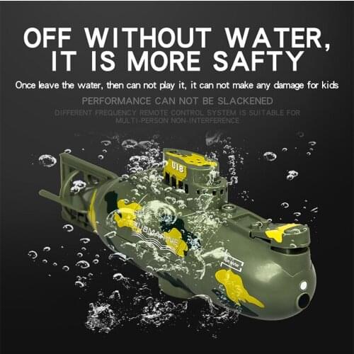 6CH Speed Radio Remote Control Submarine RC Speedboat 360 Degree Rotation Outdoor Electric RC Submarine Kids Children Toys Gift