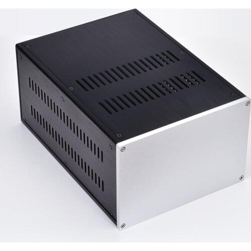 All aluminum amplifier chassis / Preamplifier case / AMP Enclosure / DIY box (221 *150*311mm)